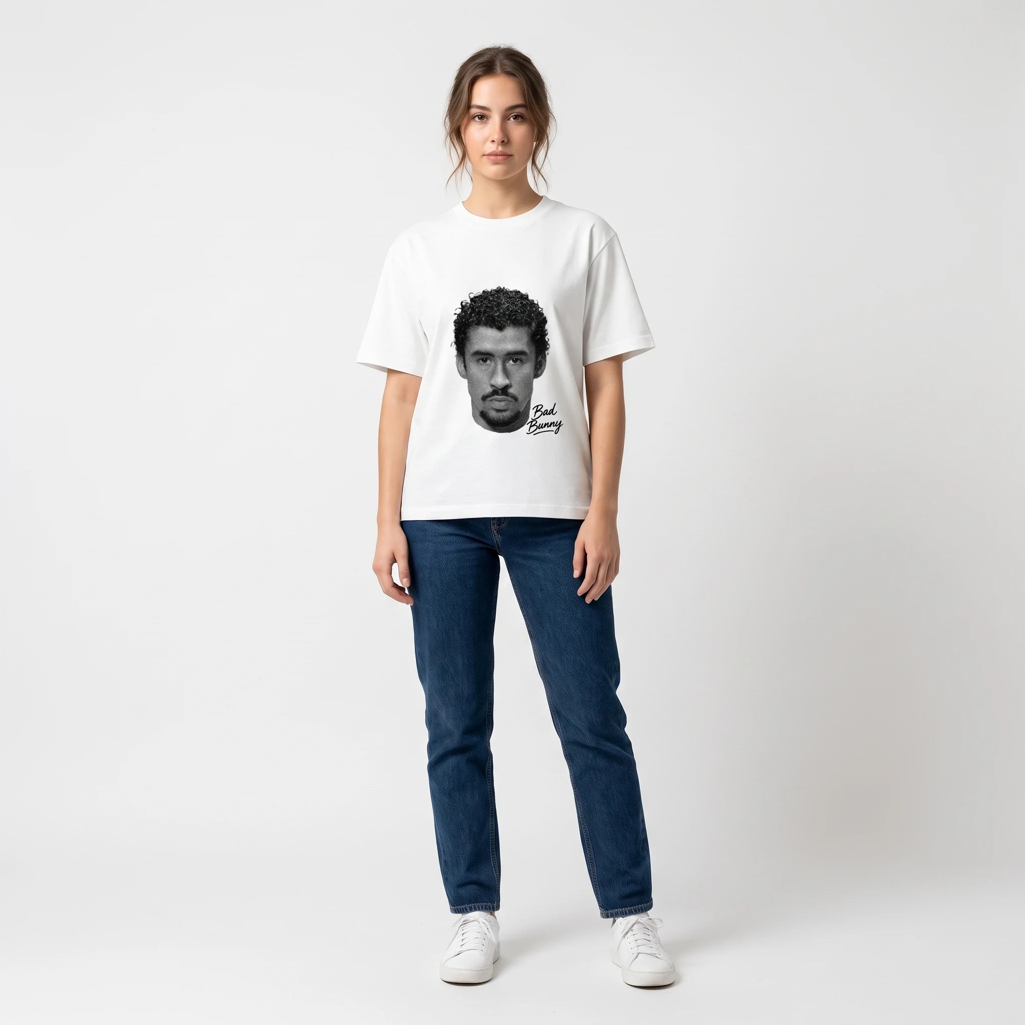 Camiseta Face Tee de Bad Bunny