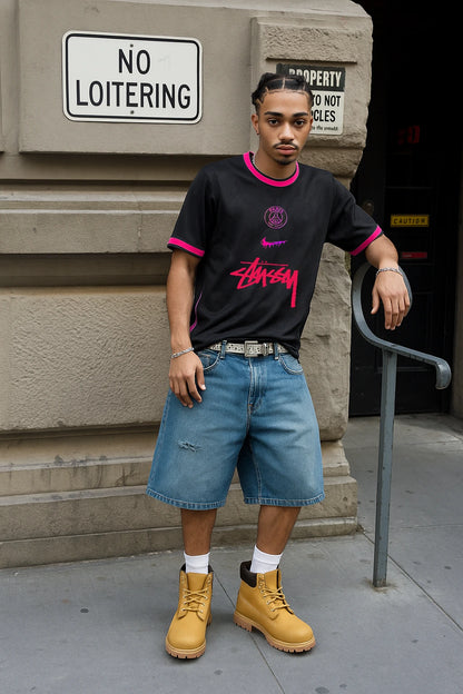 Camiseta del PSG x Stussy